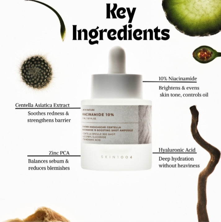 SKIN1004 Niacinamide 10 Boosting Shot -High-Power Brightening Ampoule Serum
